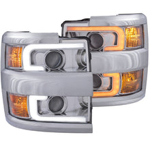 Load image into Gallery viewer, ANZO 111388 LED Headlights 17-18 Ford F-250 Super Duty Plank-Style L.E.D. Headlight Black (Pair)