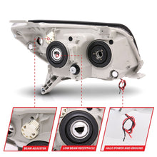 Load image into Gallery viewer, ANZO 111320 2006-2009 Toyota 4Runner Projector Headlights w/ Halo Black