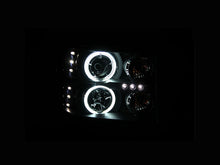 Load image into Gallery viewer, ANZO 111125 2007-2013 Gmc Sierra 1500 Projector Headlights w/ Halo Black