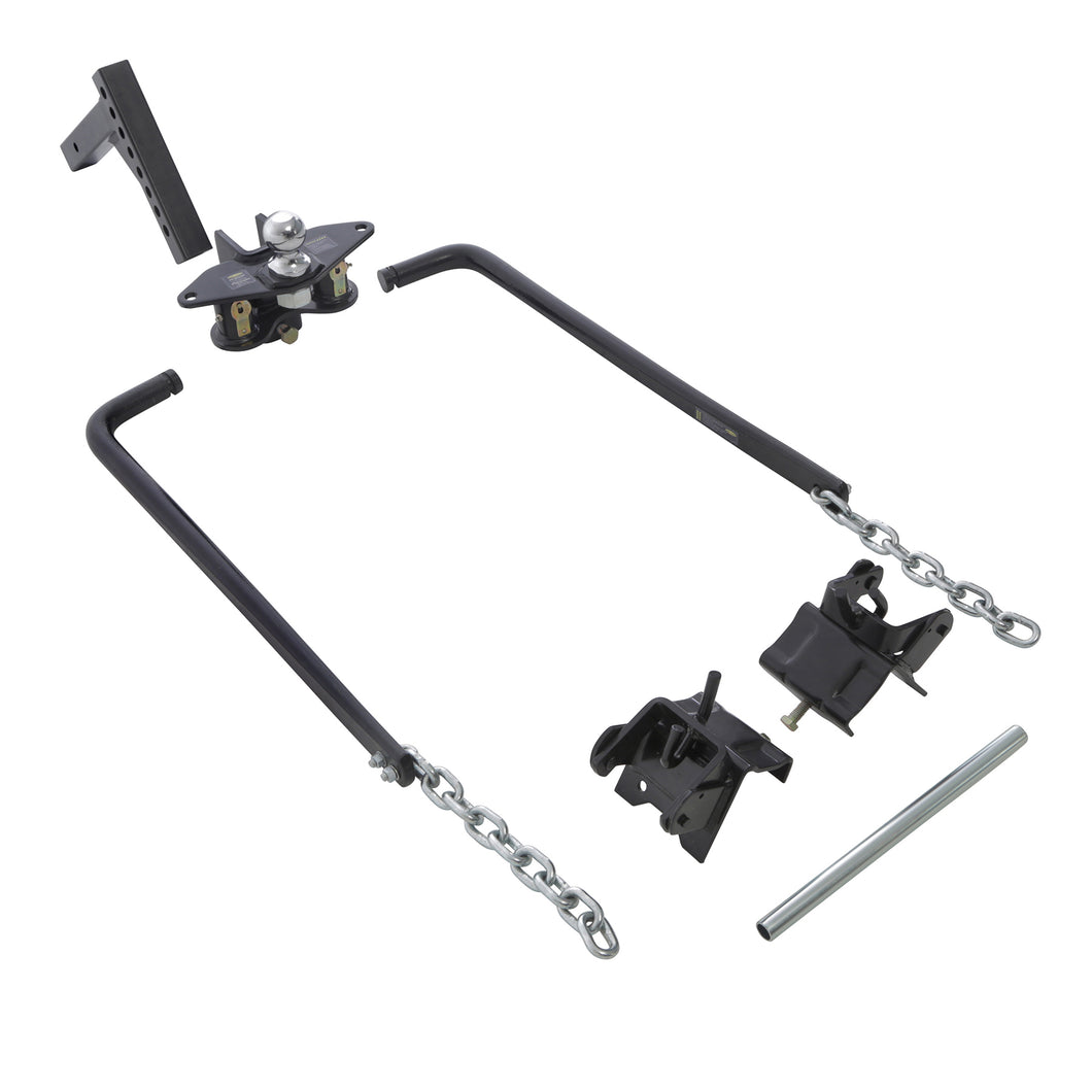 Smittybilt WEIGHT DISTRIBUTING HITCH WITH ADJUSTABLE BALL MOUNT AND SHANK UNIVERSAL 87550