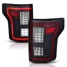 Load image into Gallery viewer, ANZO 311293 15-17 Ford F-150 LED Taillights Black w/ Sequential