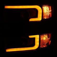 Load image into Gallery viewer, ANZO 111383 2009-2014 Ford F-150 Projector Headlights w/ U-Bar Switchback Black w/ Amber