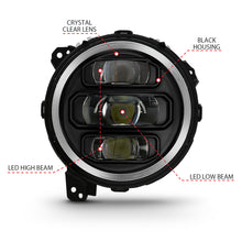Load image into Gallery viewer, ANZO 111466 2018-2019 Jeep Wrangler Full Led Projector H.L Black