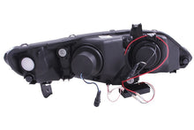 Load image into Gallery viewer, ANZO 121454 2006-2011 Honda Civic Projector Headlights w/ Halo Black (CCFL)