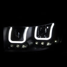 Load image into Gallery viewer, ANZO 111314 2006-2008 Dodge Ram 1500 Projector Headlights w/ U-Bar Black