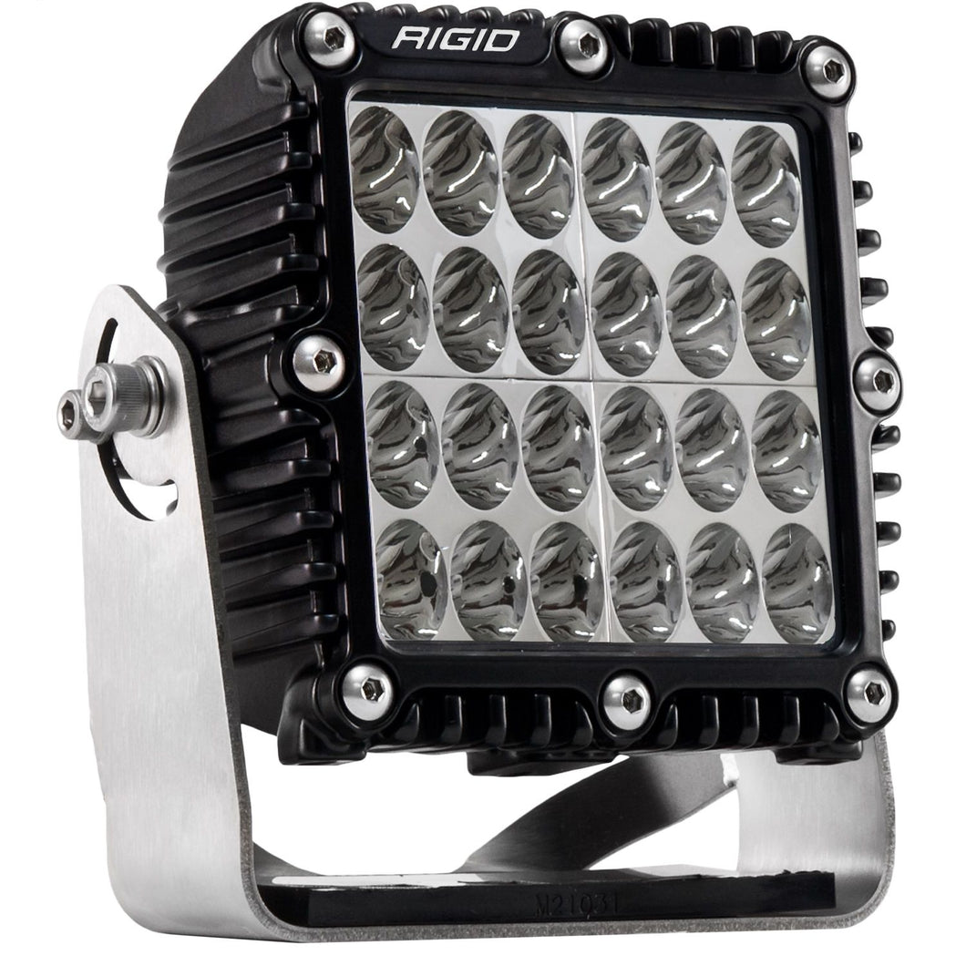 RIGID Q-Series PRO LED Light Driving Optic Black Housing Single