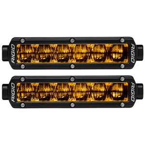 RIGID SR-Series DOT/SAE J583 6 Inch Selective Yellow LED Fog Light Pair