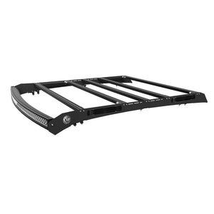 M-RACK KIT - 50" C-Series LED CR50 - 300W Curved Light Bar System - Side Blackout Plates - for GMC Chevy 1500 / 2500 / 3500 Crew Cab