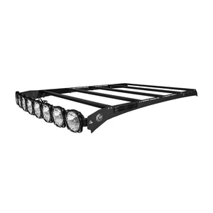 M-RACK KIT - 50" Pro6 Light Bar Roof Rack - Side Blackout Plates - 99-16 Ford F250 / F350 / F450 CrewCab
