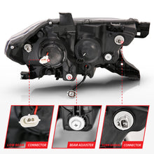 Load image into Gallery viewer, ANZO 111397 2016-2017 Toyota Tacoma Projector Headlights w/ Plank Style Switchback Black w/ Amber w/ DRL