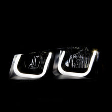 Load image into Gallery viewer, ANZO 111312 2003-2006 Chevrolet Silverado 1500 Projector Headlights w/ U-Bar Black