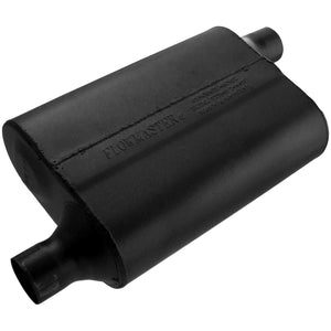 Flowmaster 942043 40 Delta Flow Muffler - 2.00 Offset In / 2.00 Offset Out - Aggressive Sound