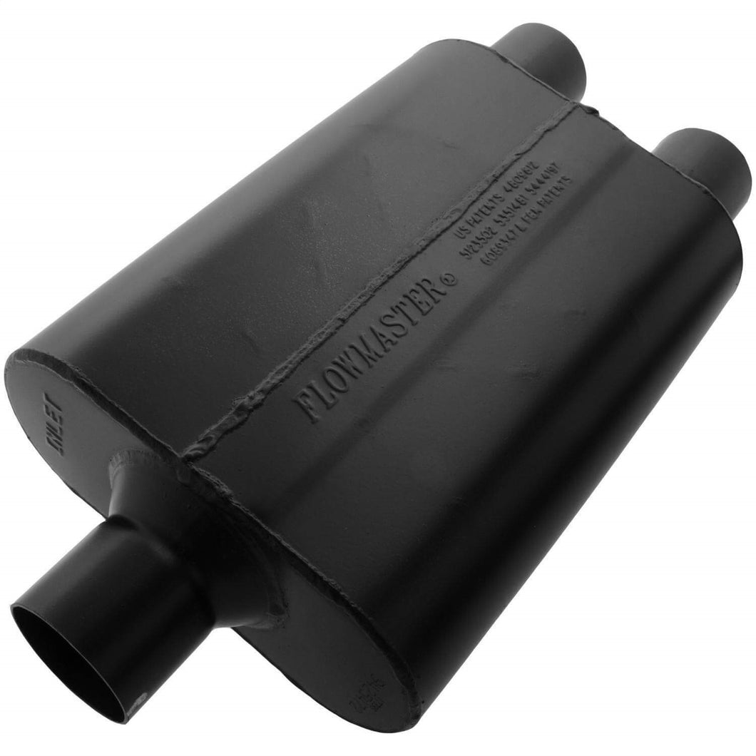 Flowmaster 9425472 Super 44 Muffler - 2.50 Center In / 2.50 Dual Out - Aggressive Sound