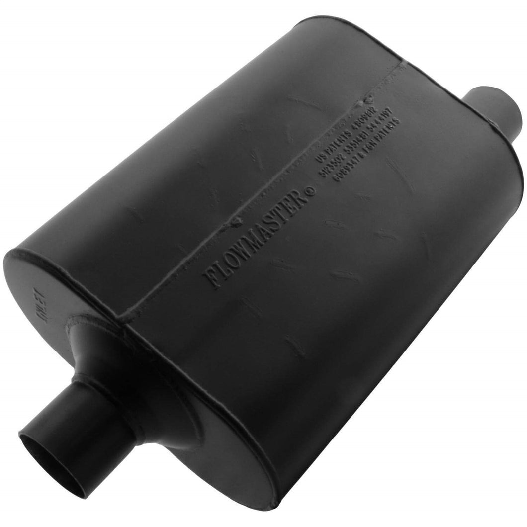 Flowmaster 952447 Super 40 Muffler - 2.25 Center In / 2.25 Offset Out - Aggressive Sound