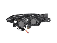 Load image into Gallery viewer, ANZO 121308 2008-2014 Dodge Challenger Projector Headlights w/ Halo Black (CCFL)