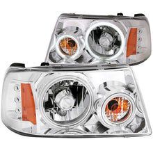 Load image into Gallery viewer, ANZO 111248 2011-2013 Kia Sorento Projector Headlights w/ Halo Black (CCFL)