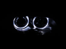 Load image into Gallery viewer, ANZO 121269 2000-2003 BMW 3 Series E46 Projector Headlights w/ Halo Black