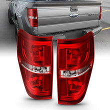 Load image into Gallery viewer, ANZO 311299 2009-2014 Ford F-150 Euro Taillight Red/Clear (W/O Bulb)