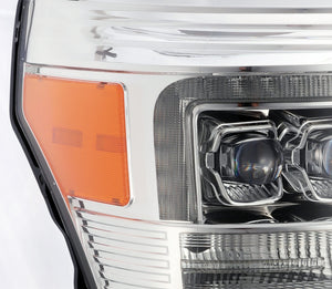 11-16 Ford Super Duty NOVA-Series LED Projector Headlights Chrome