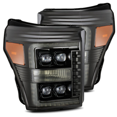 11-16 Ford Super Duty NOVA-Series LED Projector Headlights Alpha-Black