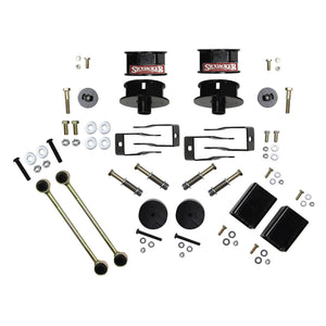 Long Travel Series Lift Kit 2.5 Inch Front/2 Inch Rear Includes Coil Spacers Bump Stop Extensions Shock Extension Brackets Extended Sway Bar Links 18-Pres Wrangler JL Skyjacker