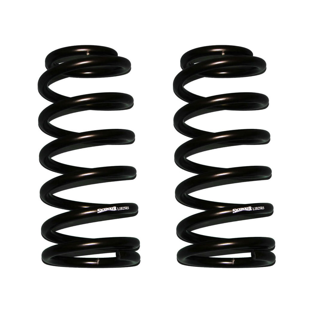 Softride Coil Spring Set Of 2 Rear w/2.5 Inch Lift Black 02-07 Jeep Liberty Skyjacker