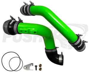 Pusher 3" Hot & Cold Side Charge Tubes for 2017+ Ford F250/350 6.7L Powerstroke w/ Throttle Valve Replacement