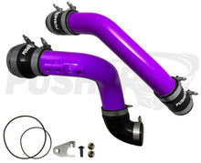 Load image into Gallery viewer, Pusher 3" Hot &amp; Cold Side Charge Tubes for 2011-14 Ford F250/350 6.7L Powerstroke w/ Throttle Valve Adapter