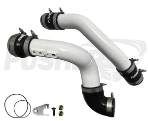 Pusher 3" Hot & Cold Side Charge Tubes for 2017+ Ford F250/350 6.7L Powerstroke w/ Throttle Valve Replacement