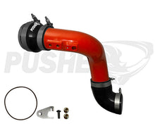 Load image into Gallery viewer, Pusher HD 3&quot; Cold Side Charge Tube for 2017+ Ford F250/350 6.7L Powerstroke w/ Throttle Valve Adapter
