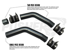Load image into Gallery viewer, Pusher 3&quot; Hot &amp; Cold Side Charge Tubes for 2017+ Ford F250/350 6.7L Powerstroke w/ Throttle Valve Replacement