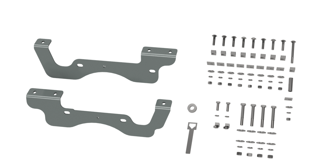 RVR2402 CUSTOM INSTALLATION KIT FOR UNIVERSAL MOUNTING RAILS FOR SOME FORD TRUCKS