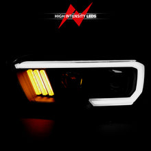 Load image into Gallery viewer, ANZO 111379 2016-2017 Toyota Tacoma Projector Headlights w/ Plank Style Design Black/Amber w/ DRL