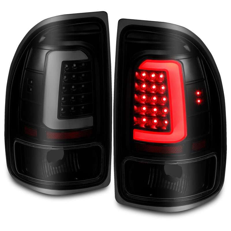 ANZO 311348 1997-2004 Dodge Dakota LED Taillights Black Housing