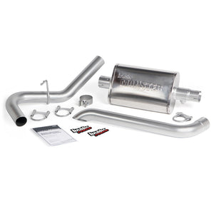 Banks Power 51360 Monster Exhaust System - Single Exit - Turndown