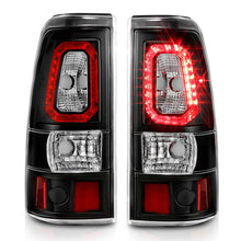 Load image into Gallery viewer, ANZO 311324 1999-2002 Chevy Silverado 1500 LED Taillights Plank Style Black w/Clear Lens