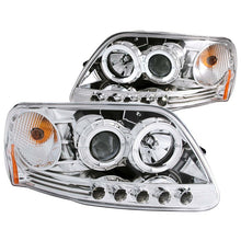 Load image into Gallery viewer, ANZO 111032 1997.5-2003 Ford F-150 Projector Headlights w/ Halo and LED Chrome 1pc