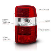 Load image into Gallery viewer, ANZO 311081 2007-2013 Chevrolet Silverado 1500 LED Taillights Black
