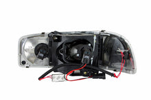 Load image into Gallery viewer, ANZO 111294 2007-2013 Toyota Tundra Projector Headlights w/ U-Bar Black