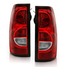 Load image into Gallery viewer, ANZO 311302 2004-2007 Chevy Silverado Taillight Red/Clear Lens w/Black Trim (OE Replacement)