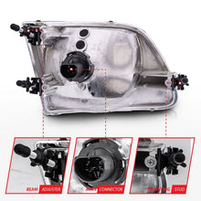 Load image into Gallery viewer, ANZO 111030 1997-2003 Ford F-150 Crystal Headlights Chrome