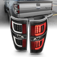 Load image into Gallery viewer, ANZO 311257 2009-2013 Ford F-150 LED Taillights Black