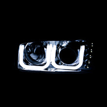Load image into Gallery viewer, ANZO 111303 1999-2006 Gmc Sierra 1500 Projector Headlights w/ U-Bar Black