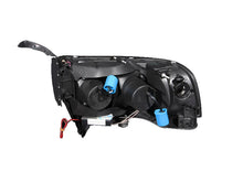Load image into Gallery viewer, ANZO 111299 1988-1998 Chevrolet C1500 Crystal Headlights Black w/ Low - Brow
