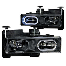 Load image into Gallery viewer, ANZO 111081 2000-2004 Ford Excursion Crystal Headlights Chrome w/ Corner Lights 2pc