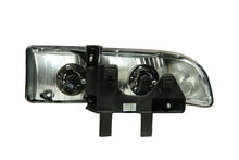 Load image into Gallery viewer, ANZO 111088 2000-2004 Ford Excursion Crystal Headlights Chrome w/ LED 1pc