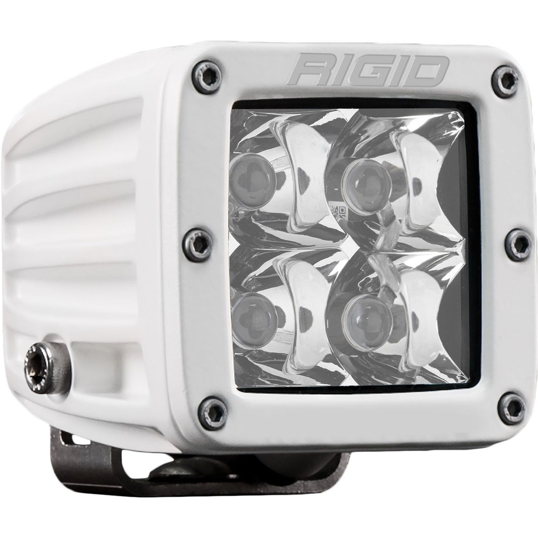 RIGID D-Series PRO LED Light Spot Optic Surface Mount White Housing Single