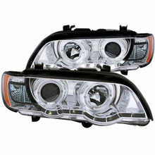 Load image into Gallery viewer, ANZO 121397 2000-2003 BMW X5 Projector Headlights w/ Halo Chrome