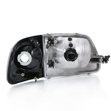 Load image into Gallery viewer, ANZO 111460 1997-2003 Ford F150 Crystal Headlight Black w/ Parking Light