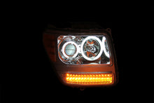 Load image into Gallery viewer, ANZO 111212 2003-2006 Chevrolet Silverado 1500 Crystal Headlights w/ Halo Black